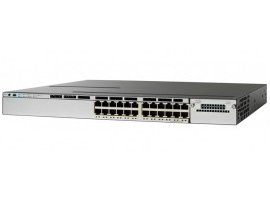 Cisco Catalyst 3850 24 Port PoE with 5 AP license IP Base, WS-C3850-24PW-S